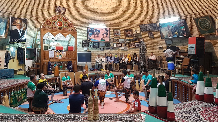 Zurkhane or Iranian Traditional Gym, Yazd, Iran